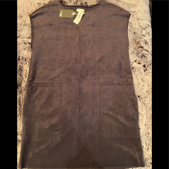 NWT Wilfred Free Nori Vegan Suede Dress - Picture 1 of 4